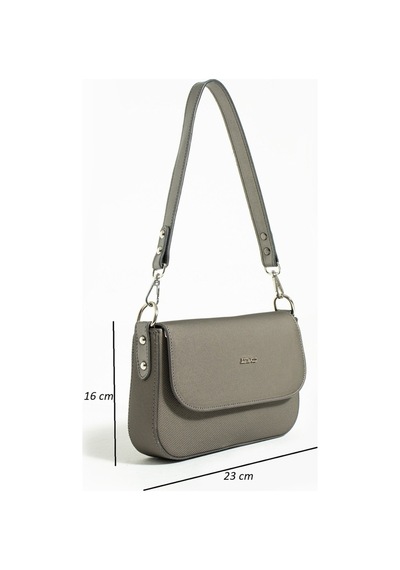 Just Polo Kadın Gri El Ve Omuz Çantası 346005mh Gri