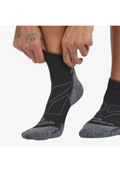 Jack Wolfskin Vojo Light Sock Low C Unisex Siyah Outdoor Çorabı A63867