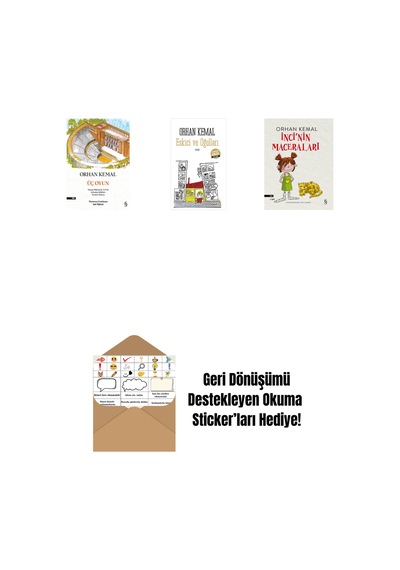 Üç Oyun + Eskici Ve Oğulları Midi Boy + İnci'nin Maceraları + Okuma Sticker'ları