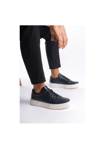 Mubiano Hakiki Deri Erkek Spor Ayakkabı & Sneaker Lacivert -mbkry650-lcv Lacivert