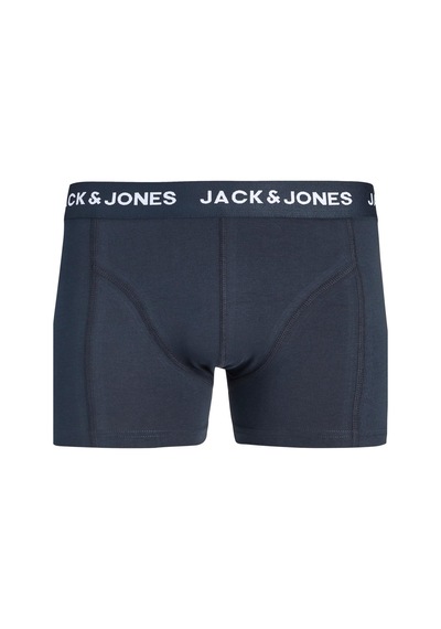 Jack & Jones Jacabstract Flower Erkek Boxer 3'lü Paket Desenli Rahat Pamuklu Günlük Lacivert
