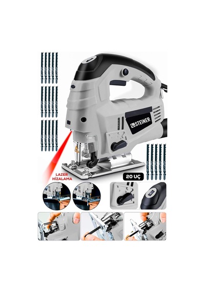 Steiner Alman 4600 W Lazerli Sjs Metal Şanzuman 6 Kademe Devirli