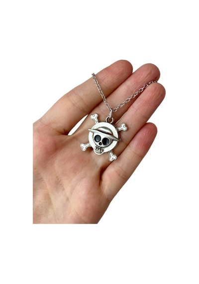 One Piece Anime Kurukafa Gotik Kolye Çok REnkli