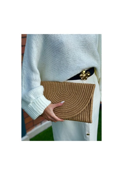 Aylakaya Tress Clutch Bej-açık Kahve Bej-açık Kahve