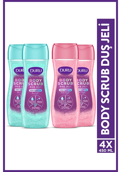Body Scrub Pink Delight&ıce Light Ice Light Duş Jeli 4x450ML Diğer