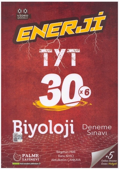Palme Tyt Enerji Biyoloji 30 Deneme Sınavı