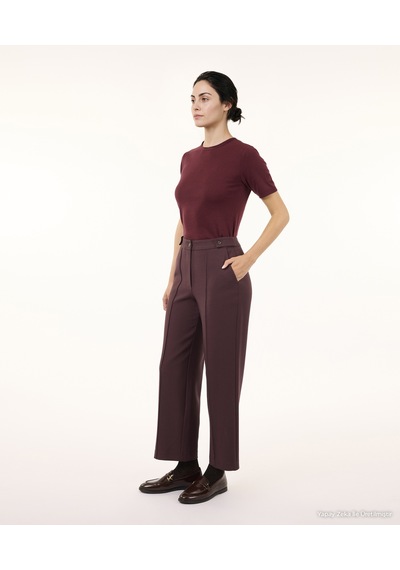 Yargıcı Düz Normal Bel Pantolon 26kkpn3034x 016 Bordo