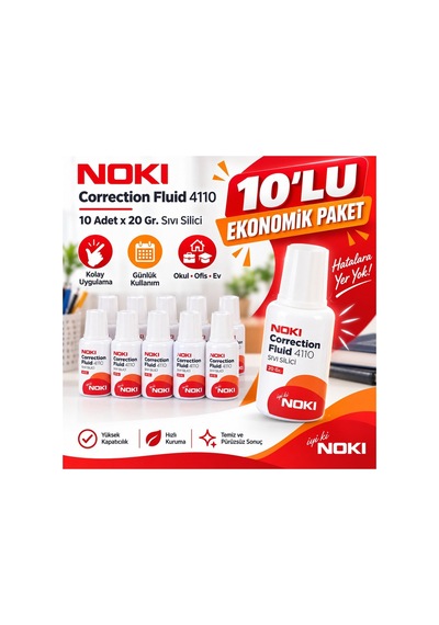 Sıvı Silici 20 Gr 10 Lu Paket Beyaz