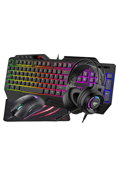 Havit Gamenote Kb905cm-tur 4'lü Gaming Set