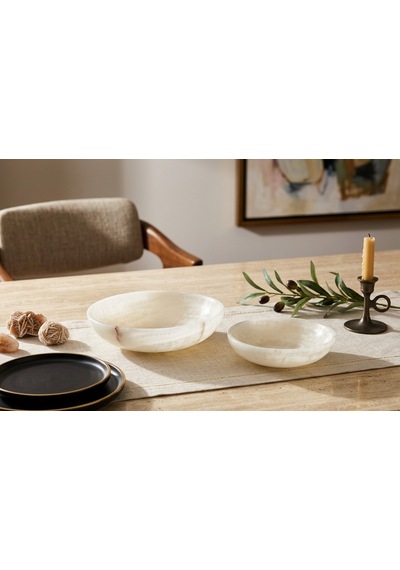 Doğal Taş 2'li Onyx Kase 15cm Ve 10 Cm 2 Parça