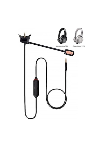 Bose QC35 I QC35 II Uyumlu Mikrofonlu Gaming Kulaklık Kablosu