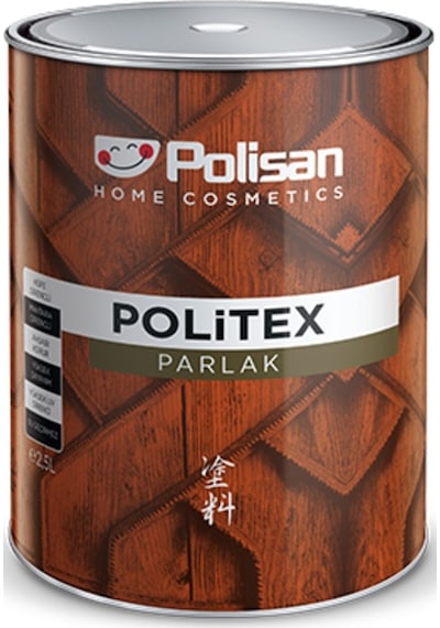 Polisan Politex Lüx Vernik Ahşap Koruyucu Parlak Renksiz 0,75Lt