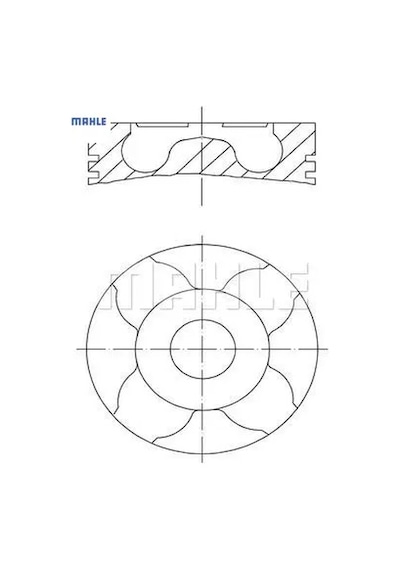 Piston Segman 75,00mm-0,40kısa 206-308 1.6hdi 16v