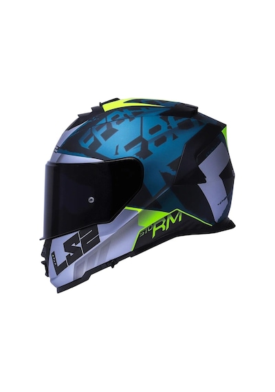 Ls2 Storm 2 Sprinter Siyah Vizör Kask Gri - Siyah