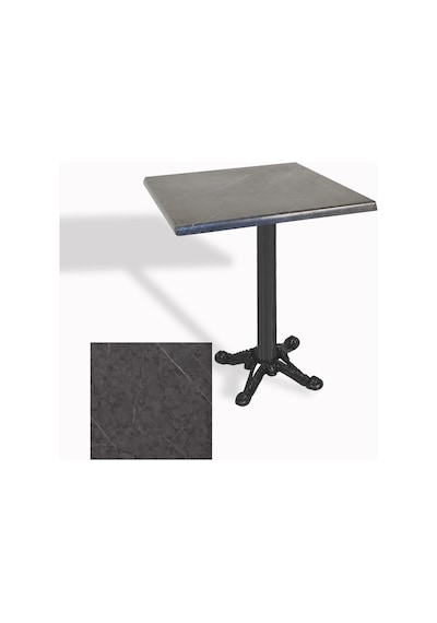 Çipa Döküm Ayak Kare Masa 60x60 Cm - Werzalit, Wermodin Ve Allzalit Tabla - Grey Marble Çok Renkli Çipa Döküm Ayak Kare Masa 60x60 Cm - Werzalit, Wermodin Ve Allzalit Tabla - Grey Marble Çok Renkli