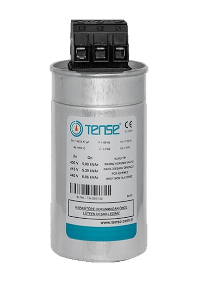 1.5 KVAR/400V Trifaze Kondansatör