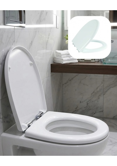 Universal Klozet Kapak Seti Kaydırmaz Alt Yüzey Kolay Temizlik Banyo Aksesuarı Çok renkli
