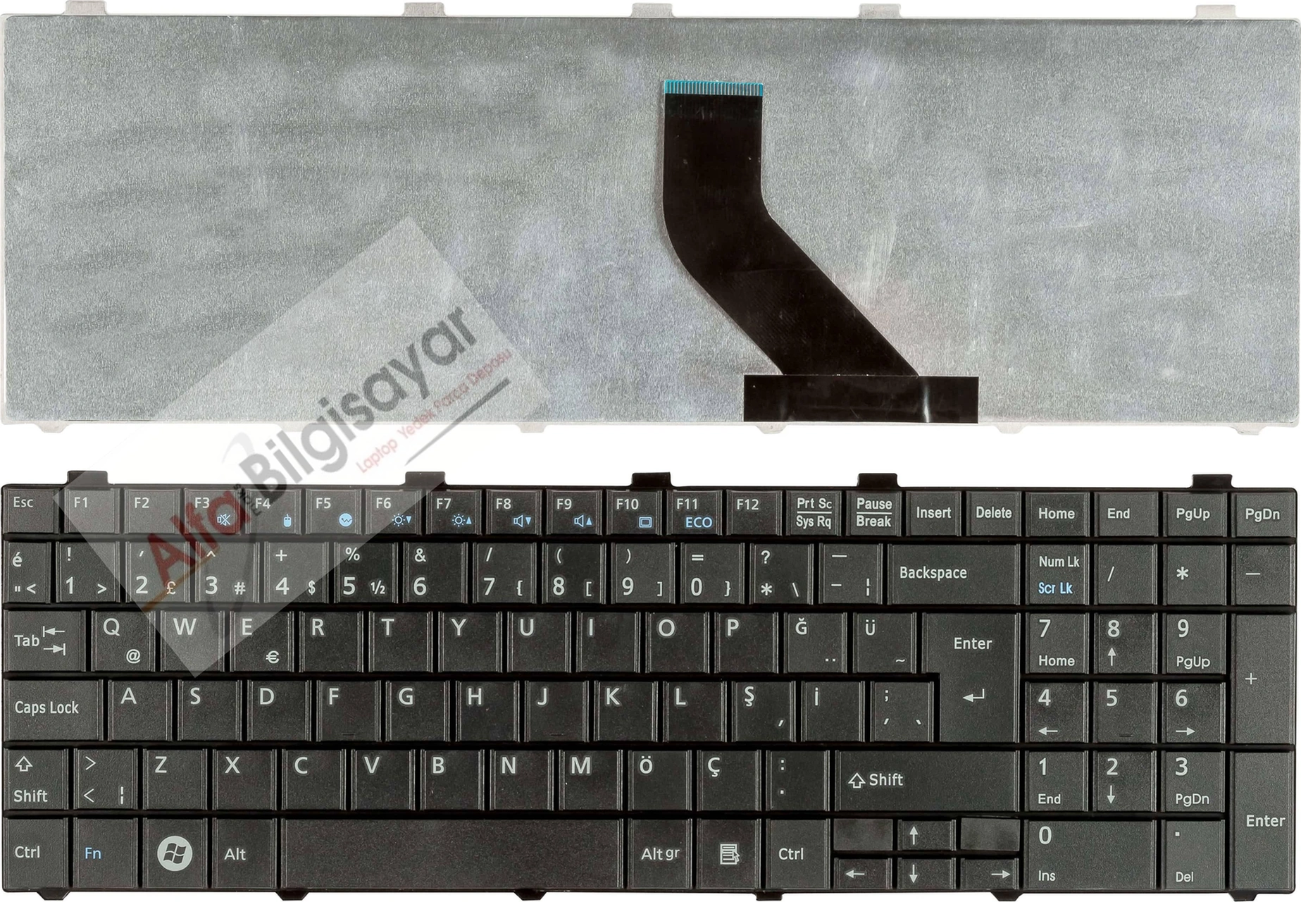 Fujitsu  Siemens Uyumlu   Lifebook A512 Ah530 Ah531 Klavye Tuş Takımı