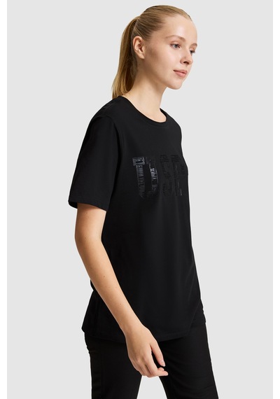 U.S. Polo Assn. U.s. Polo Assn. Kadın Siyah Tişört Basic 50321690-vr046