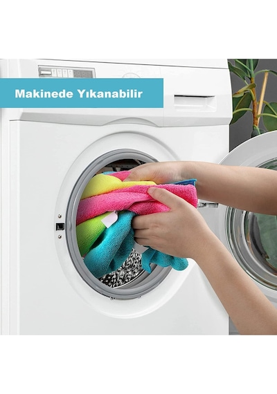 Grimorlife 4 Lü Ultra Emici Ve Yumuşacık Mikrofiber Temizlik Bezi 30x30 Cm