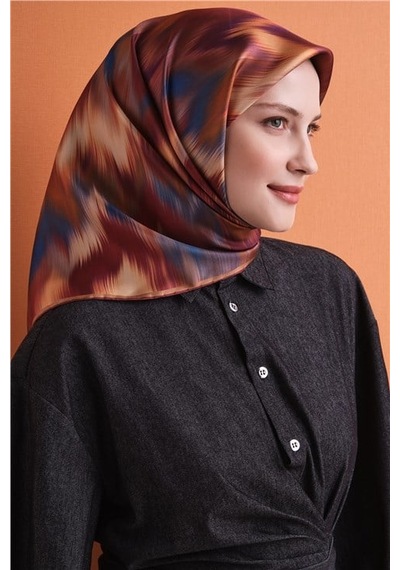 Armine Saf İpek Sura Eşarp 9605d 85 Pudra Pembe