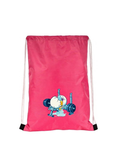 Hero Tasarım Son Tekrar - Ipli Spor Sırt Çantası - Günlük - Okul 35 46cm One Size Inn1008 Pembe