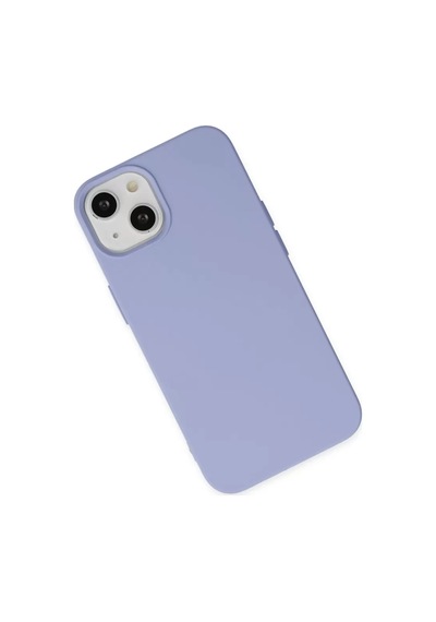 Apple iPhone Uyumlu  Uyumlu 14 Kılıf Nano İçi Kadife Silikon - Lila