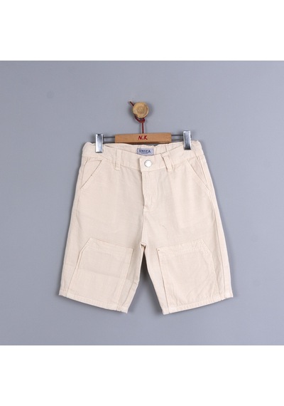 Xo Kids P-003514 Nk 62708 Erkek Summer Şort 8-14 Yaş Krem