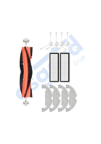 Dreame D10 Plus D10s Plus D10 Plus Gen 2 Uyumlu 1 Ana Fırça 4 Yan Fırça 2 Filtre 4 Mop Pkt-iasgf0001342