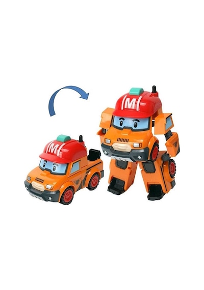 Robocar Poli Mark Dönüşen Araç Robot Figür 10 Cm 3+ Yaş