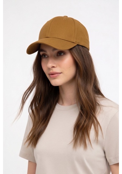 Mollycrush Luxury Unisex Koyu Turuncu Pamuklu Beyzbol Şapkası Premium Casual Outdoor Model Koyu Turuncu