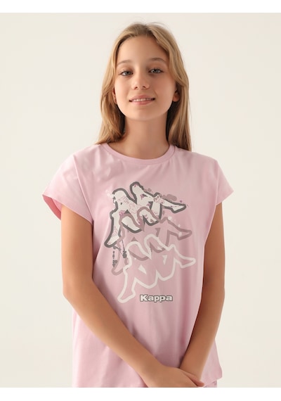 Kappa Kız Çocuk Tişört 5-15 Yaş Toz Pembe 182141x1524s1 Toz Pembe