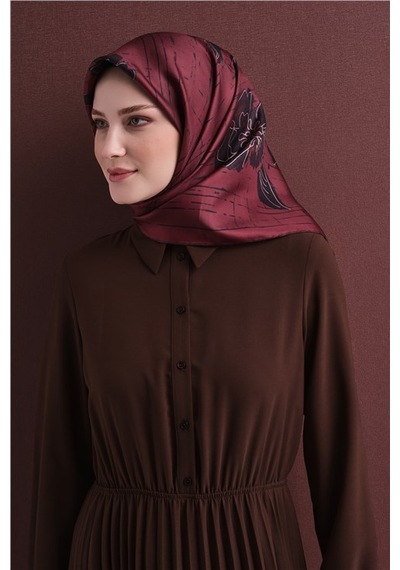 Armine Saf İpek Sura Eşarp 9617d 81 Fosfor Yeşil