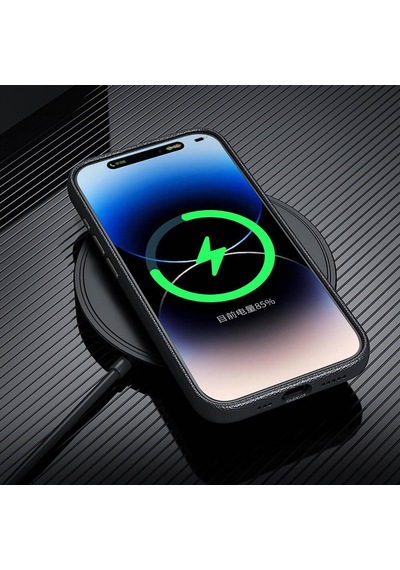 Apple Uyumlu iPhone 14 Pro Max Kılıf Magsafe Şarj Özellikli Pu Deri Adora Kılıf