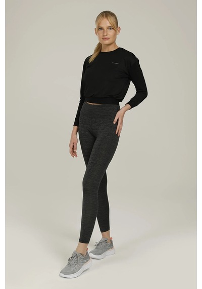 Lumberjack 2WCT1252PR Basic Leggings Antrasit Kadın Tayt Antrasit