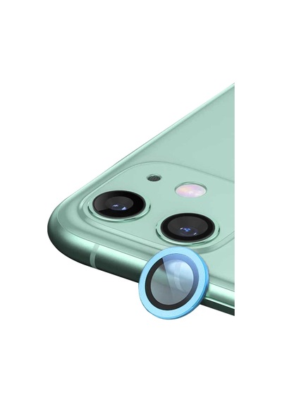 Newface Apple İphone 11 Raze Metal Kamera Lens - Mavi