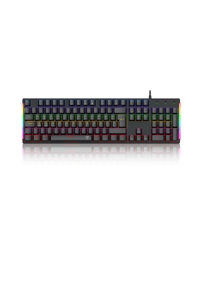 T-dagger Naxos, T-tgk310-bl, Usb Kablolu, Türkçe Q, Rainbow Backlight, Blue Mekanik Switch, 104 Tuşl