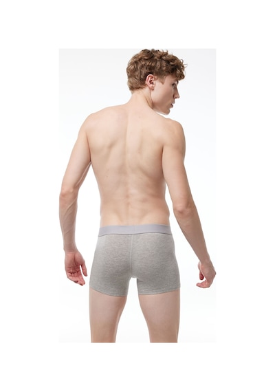 Malabadi Erkek Siyah Beyaz Gri 3 Lü Paket Modal Kısa Boxer 011