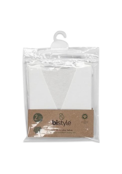 Erturkstore Organik 2'li Basic İç Zıbın 17120 Ekru Çok Renkli