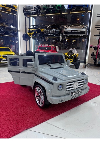 Poyraz Akülü Yumuşak Lastikli G65 12v 0-6yaş Özel Plaka Gümüş