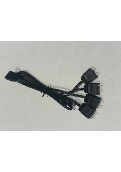 3 Pin Rgb Fan Çoğaltıcı 3 Pin 4 Port Argb Fan Çoğaltıcı Kablo