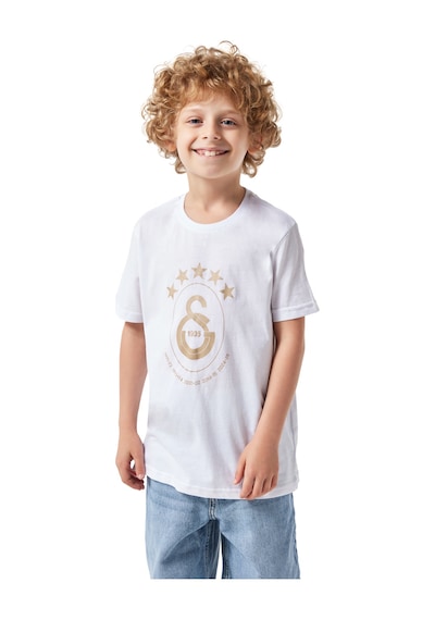 Gsstore Galatasaray 5 Yıldız Çocuk T-shirt C251352-1 BEYAZ