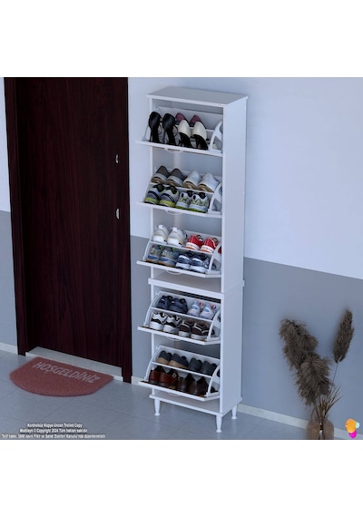 Eliusta Store Ayaklı Meşe Ayakkabılık 52 Cm Kapı Önü/giyim Odası/antre Uyumlu Ayakkabılık 52x205x26 Cm Meşe Eliusta Store Ayaklı Meşe Ayakkabılık 52 Cm Kapı Önü/giyim Odası/antre Uyumlu Ayakkabılık 52x205x26 Cm Meşe