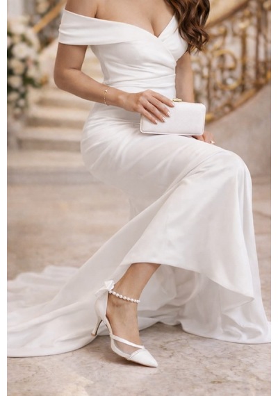 Famels Topuklu Ayakkabı İncili Ve Baretli ,fileli Gelin Nikah Abiye Ayakkabı Akşam Parti Ayakkabıları Beyaz Famels Topuklu Ayakkabı İncili Ve Baretli ,fileli Gelin Nikah Abiye Ayakkabı Akşam Parti Ayakkabıları Beyaz