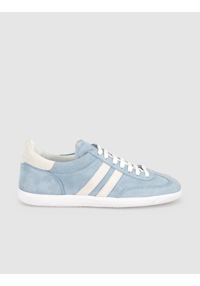 Açık Mavi Süet Deri Kadın Sneaker