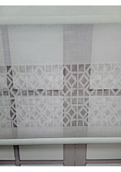 Bbb Çift Mekanizmalı Keten Lazer Kesim Tül Ve Stor Perde Mlt1050