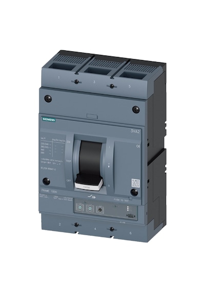 Siemens 3va2510-5hl32-0aa0 - 3va25 400-1000a Etu320 55ka 3p Şalter