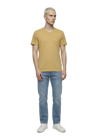 Regular Fit Erkek Tshirt K.kol Sarı