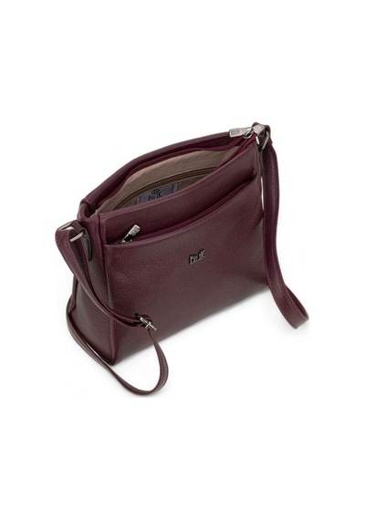 Bilik Deri Bordo Soft Deri Kadın Çapraz Askılı Çanta Blm 1545 Bordo