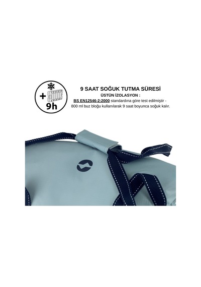Outwell Sanderling Tote 18 L Yüksek Yalıtımlı Soğutucu Termal Çanta Açık Mavi